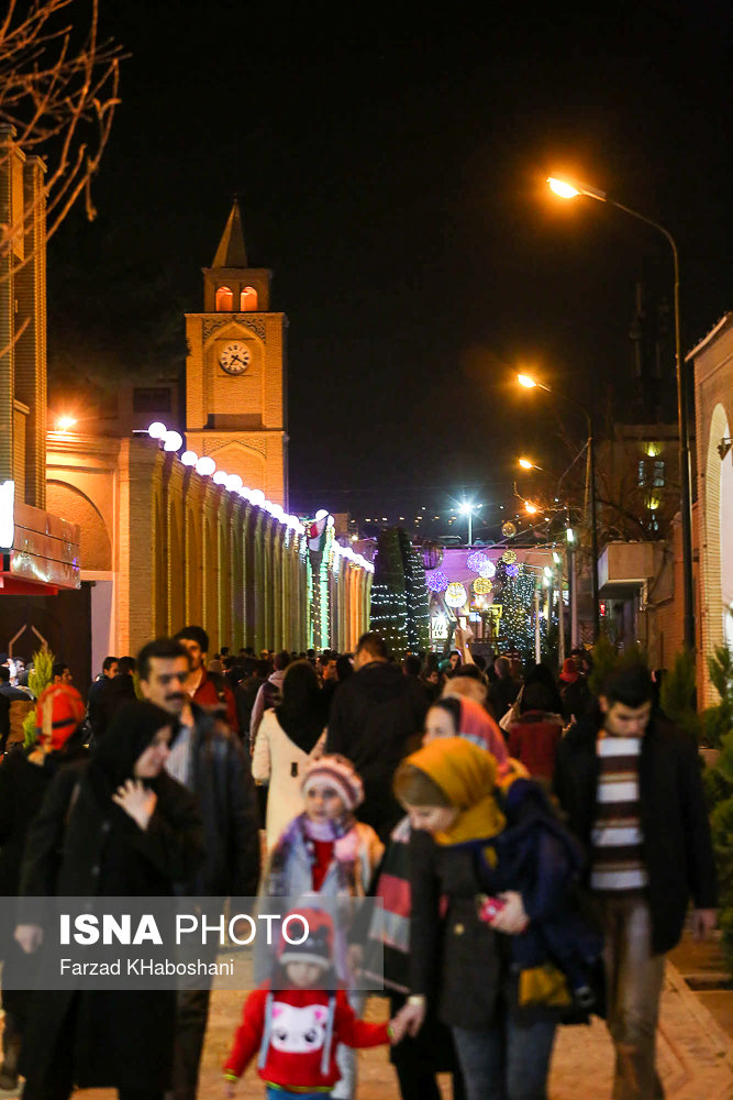 أجواء الكريسمس في كنيسة وانك وحي جلفا في اصفهان