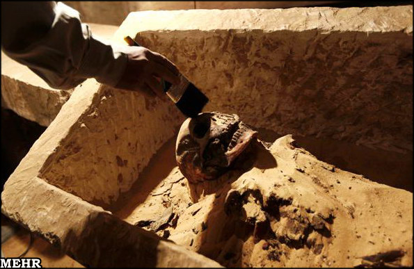 مومیایی 2600 ساله در مصر(عکس)