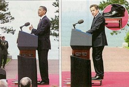 کلک سارکوزی برای کم نیاوردن از اوباما