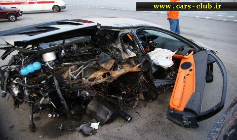 عکس:گرانترین خودروهای جهان پس از تصادف!