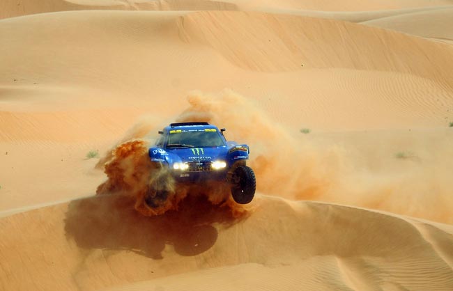 مسابقه اتومبيلراني صحرا در مراكش
