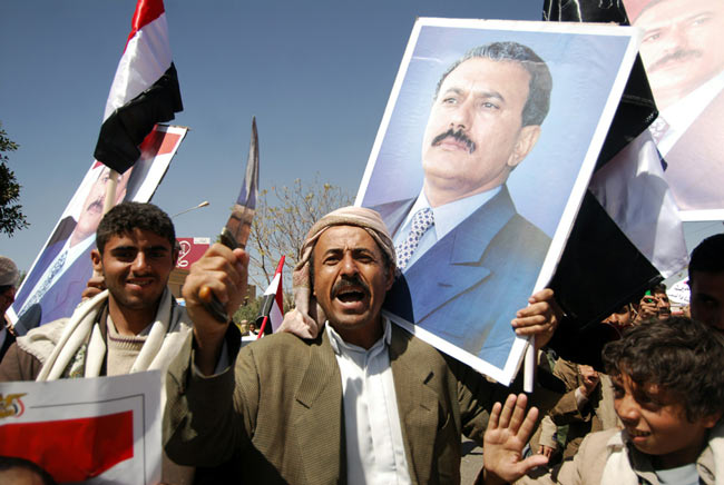 تظاهرات در صنعا 