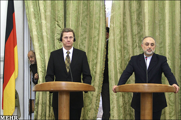 کنفرانس مطبوعاتی وزیران خارجه ایران و آلمان