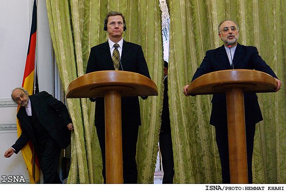 کنفرانس مطبوعاتی وزیران خارجه ایران و آلمان