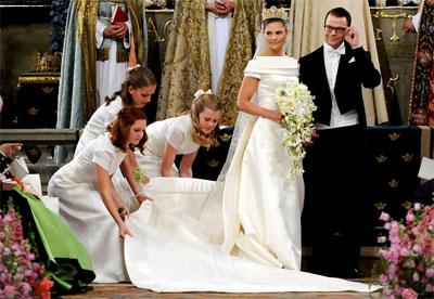 ازدواج ملکه آینده سوئد (+ عکس)  - takmahfel.com