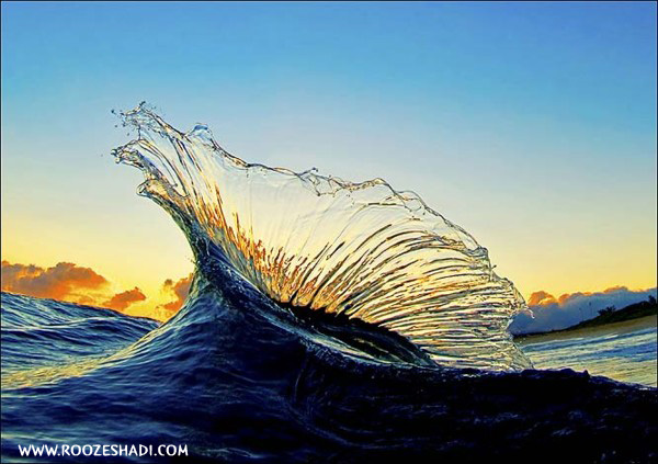 موج های زیبا (تصویری)