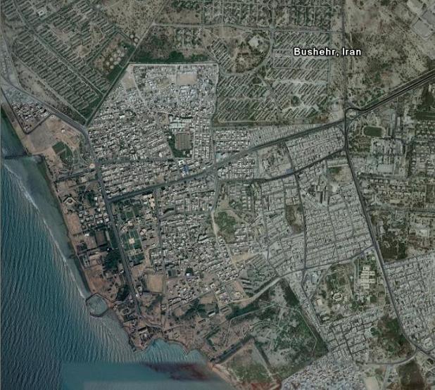 تصاویر ماهواره ای از استان بوشهر www.TAFRIHI.com