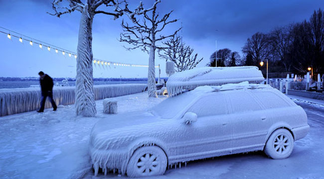 یخ بندان در اروپا