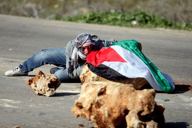 معترض فلسطینی