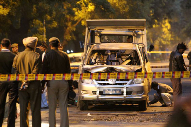 حمله به خودروی سفارت اسراییل در دهلی 