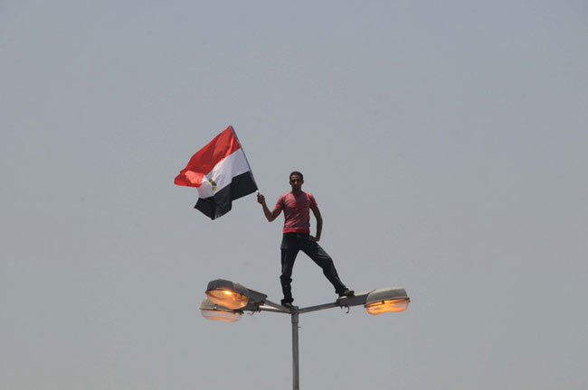 معترض مصری