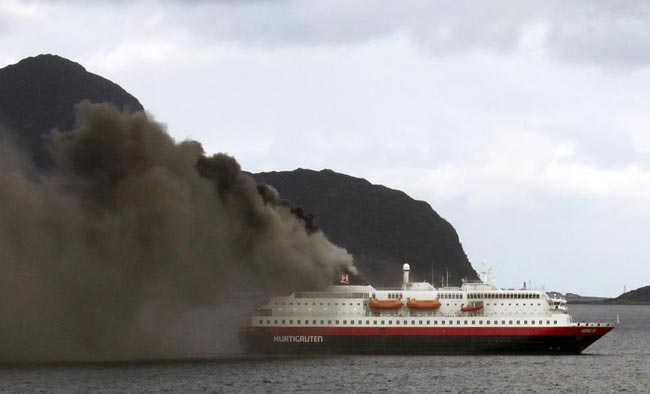 آتش سوزی در کشتی