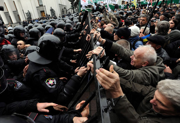 تظاهرات صدها اوکراینی