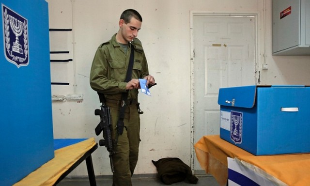 سرباز اسراییلی در انتخابات سراسری