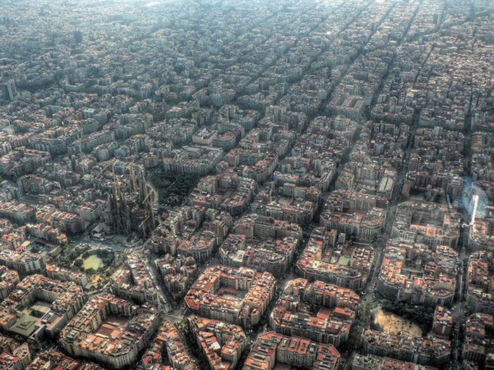 نمایی زیبا از بارسلون اسپانیا (عکس)