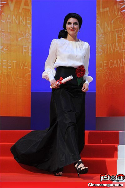 لیلا حاتمی در اختتامیه جشنواره کن ۲۰۱۲ 