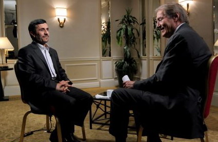 احمدی نژاد و خبرنگار خارجی