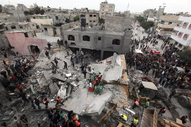 حملات اسراییل به غزه
