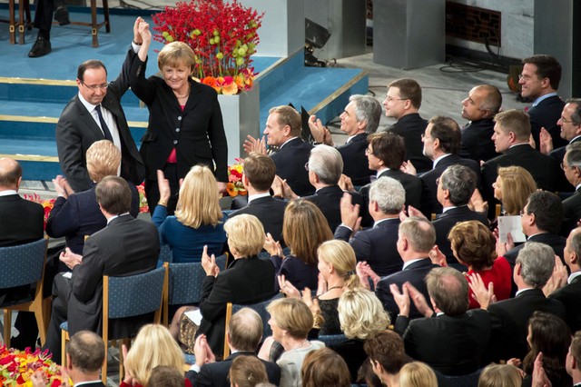 اعطای جایزه نوبل صلح 2012 به اتحادیه اروپا 