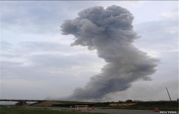 70 کشته در انفجار بزرگ یک کارخانه در جنوب آمریکا (+عکس)