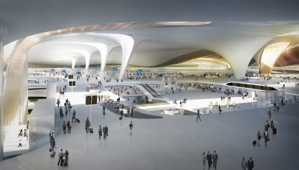 تصاویر بزرگترین پایانه مسافری جهان در فرودگاه پکن