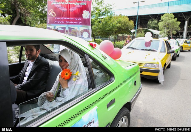 ازدواج دانشجویی - دانشگاه تهران (عکس)