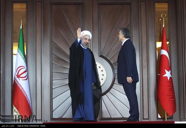 استقبال رسمی عبدالله گل از روحانی (عکس)