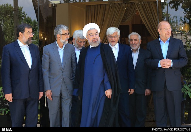 شنبه، نشست مشترک روحانی و 7 رقیب انتخاباتی