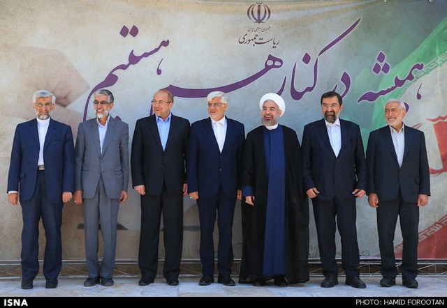 شنبه، نشست مشترک روحانی و 7 رقیب انتخاباتی