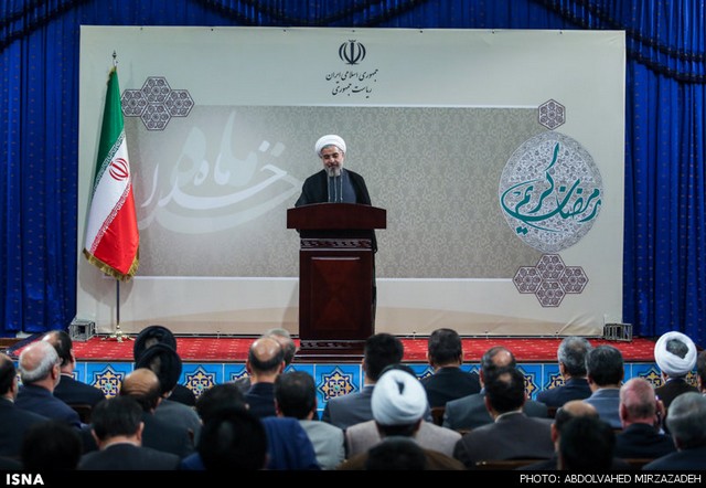 دیدار رییس و نمایندگان مجلس با روحانی (عکس)