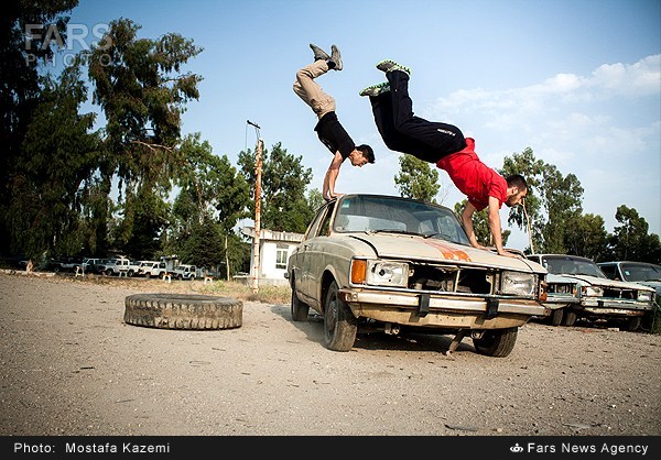 پارکور؛ هنر ورزشکاران در مازندران (عکس)