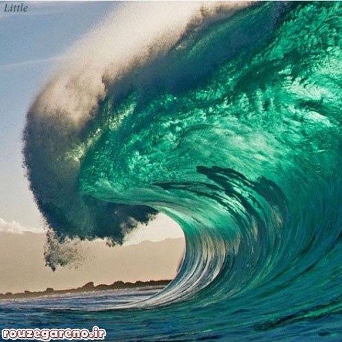 زیبایی امواج غول پیکر (+عکس)