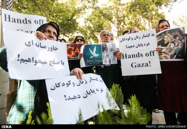 تجمع « مادران صلح ایران » مقابل دفتر سازمان ملل (عکس)