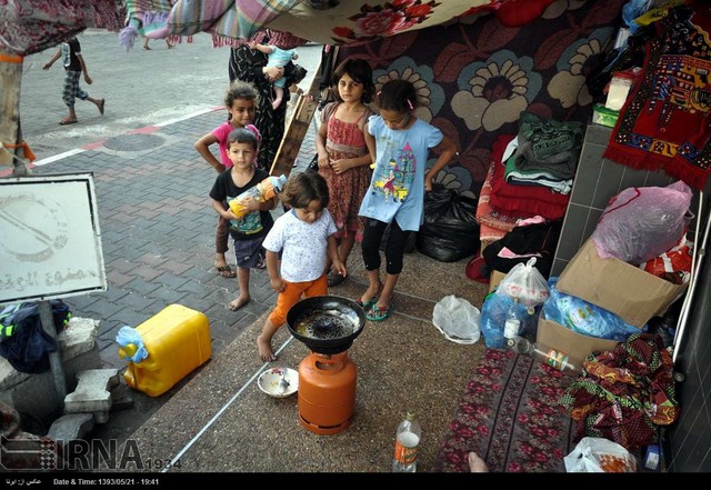 آوارگان غزه (عکس)