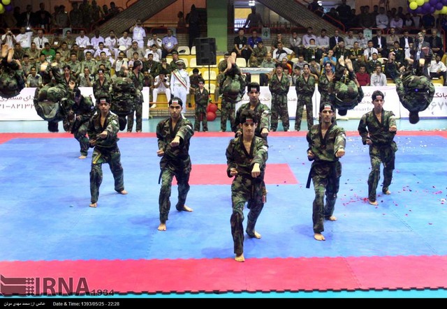 مسابقات تکواندوی نظامیان جهان در تهران (عکس)