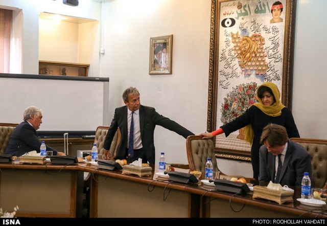 دیدار و کنفرانس خبری آمانو و صالحی (عکس)