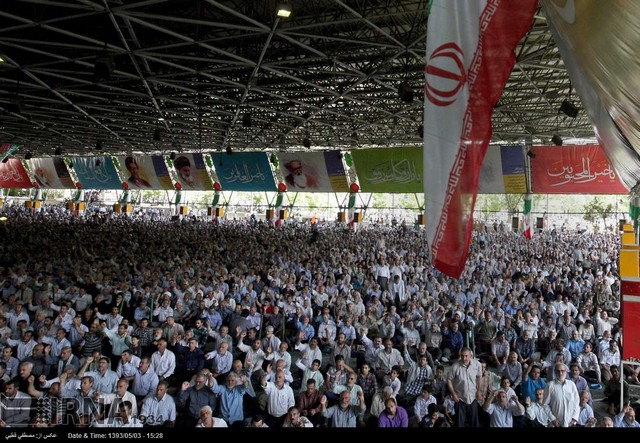 نماز جمعه تهران در روز قدس (عکس)