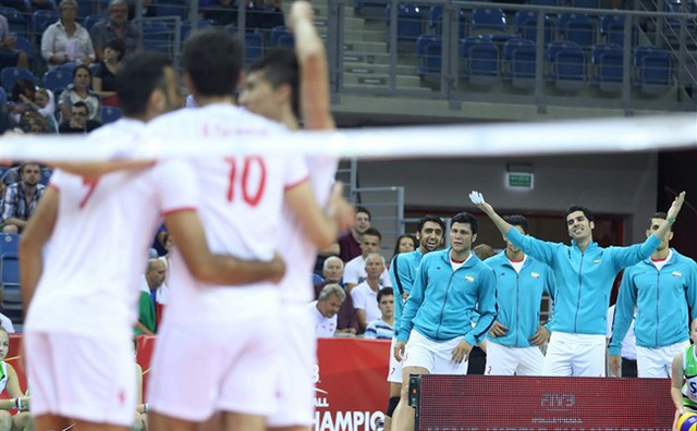 دیدار والیبال ایران و ایتالیا (عکس)