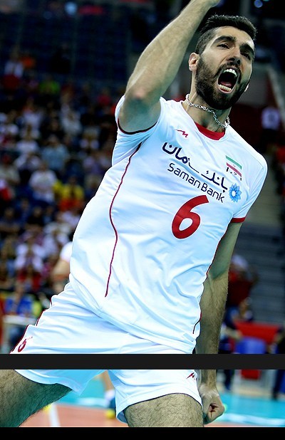 بازی والیبال ایران و بلژیک (عکس)