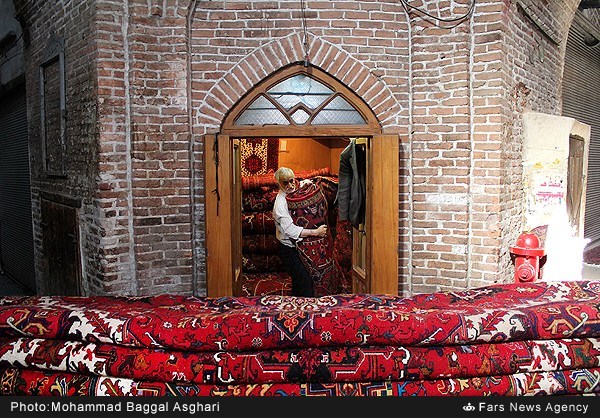 بازار سنتی فرش تبریز (عکس)