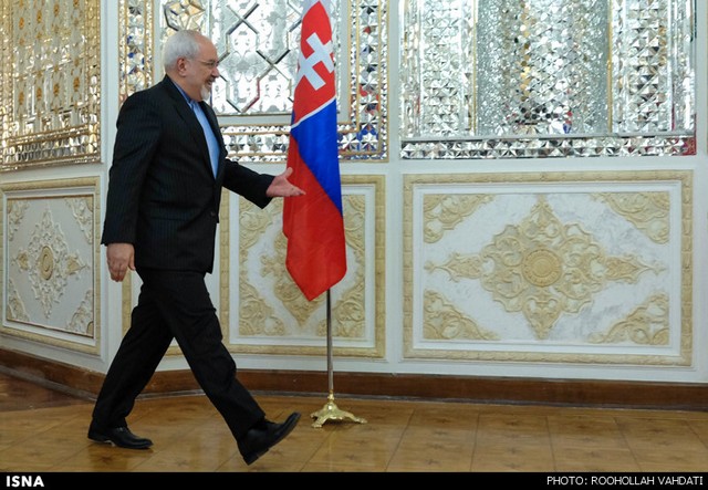 دیدار وزیر خارجه اسلواکی با ظریف (عکس)