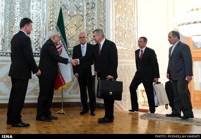 دیدار وزیر خارجه اسلواکی با ظریف (عکس)