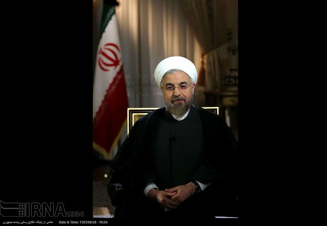 مصاحبه روحانی با شبکه ان بی سی آمریکا (عکس)