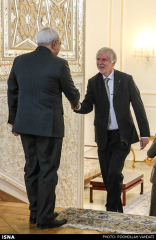 دیدار وزیر خارجه فنلاند با ظریف (عکس)