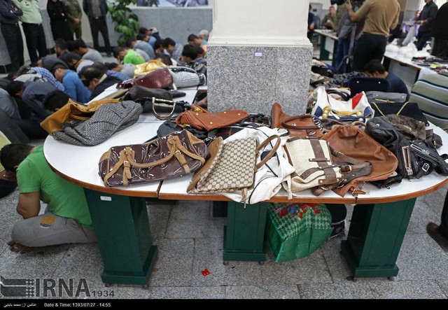 دستگیری سارقان و زورگیران در تهران (عکس)