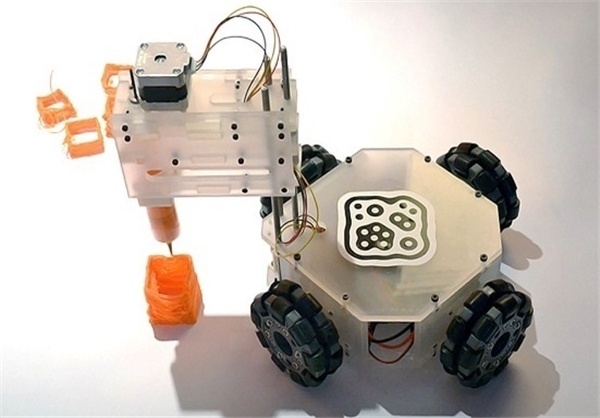 رباتی که قادر به چاپ سه بُعدی اشیاء است+تصاویر