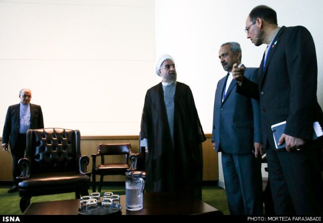 دیدار نخست وزیر لبنان با روحانی (عکس)