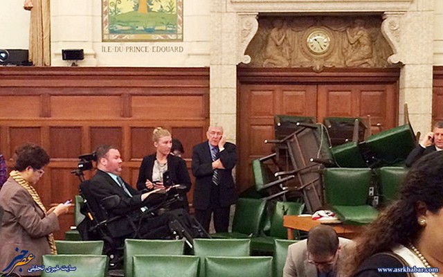تیراندازی در پارلمان کانادا (عکس)