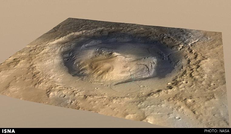 نشانه‌هایی از یک دریاچه باستانی در مریخ (+عکس)