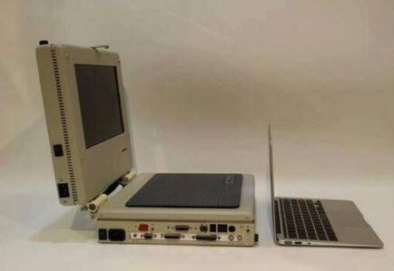 لپ تاپ 25 سال پیش این شکلی بود  (+عکس)